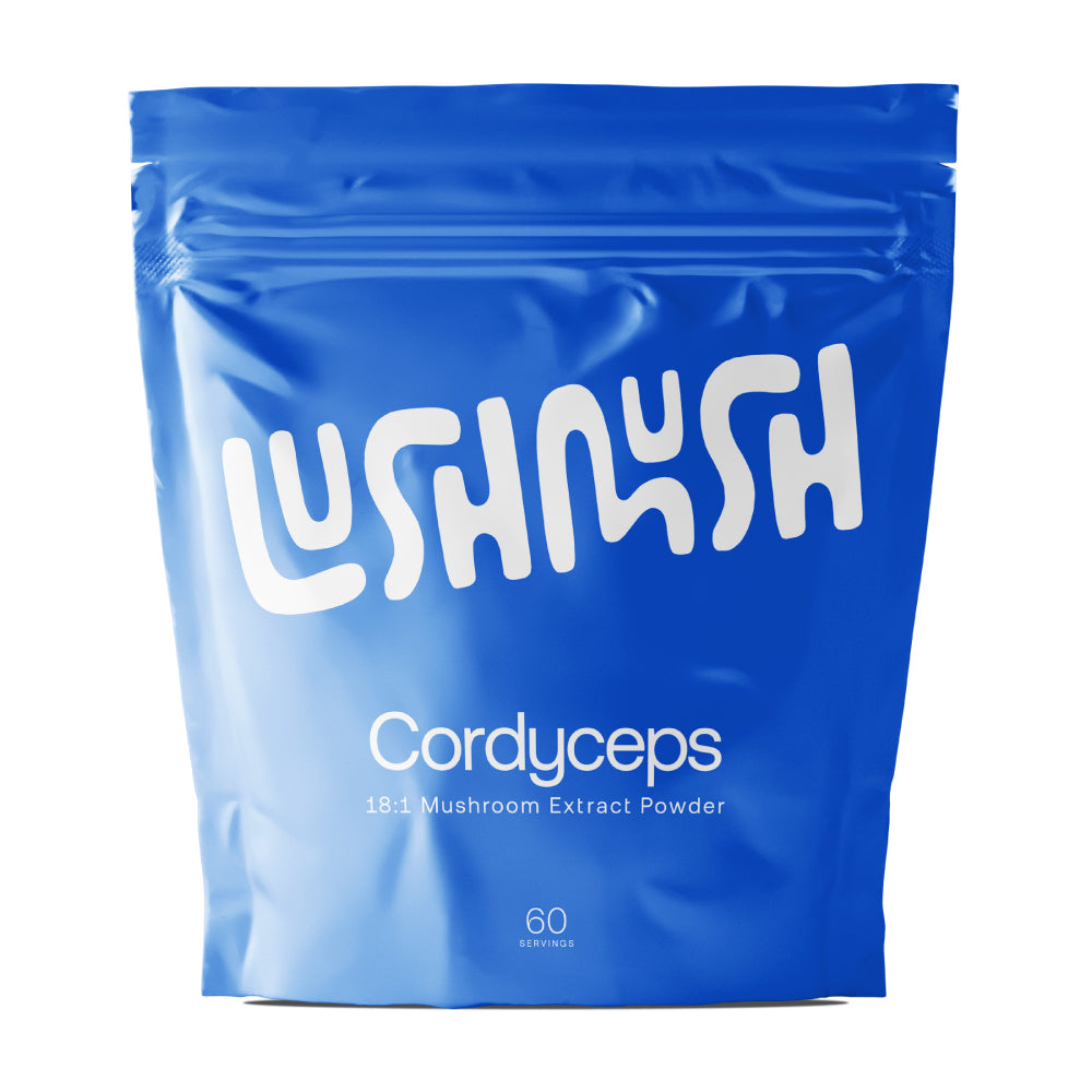 cordyceps mushroom extract powder packaging front