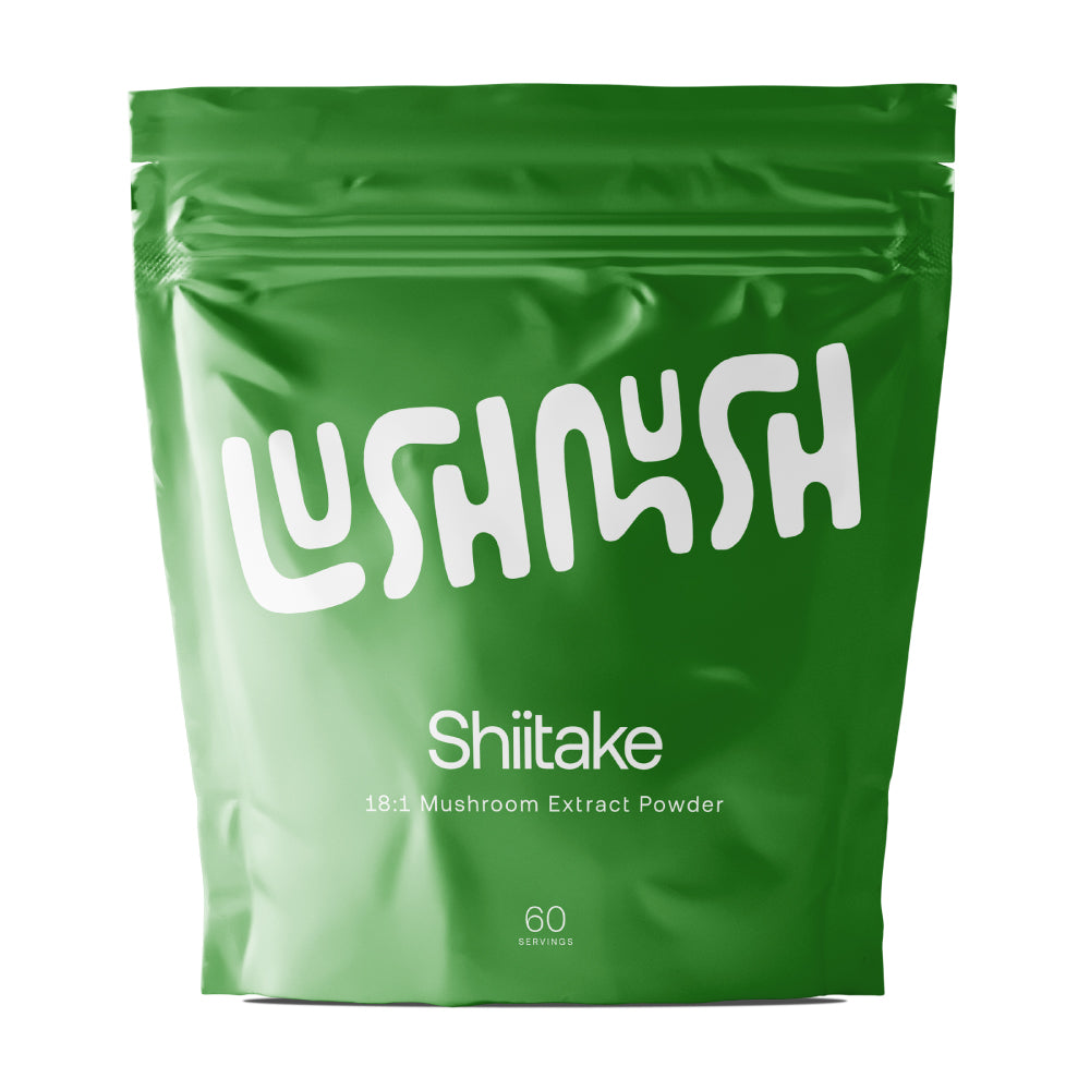 shiitake mushroom extract powder packaging front